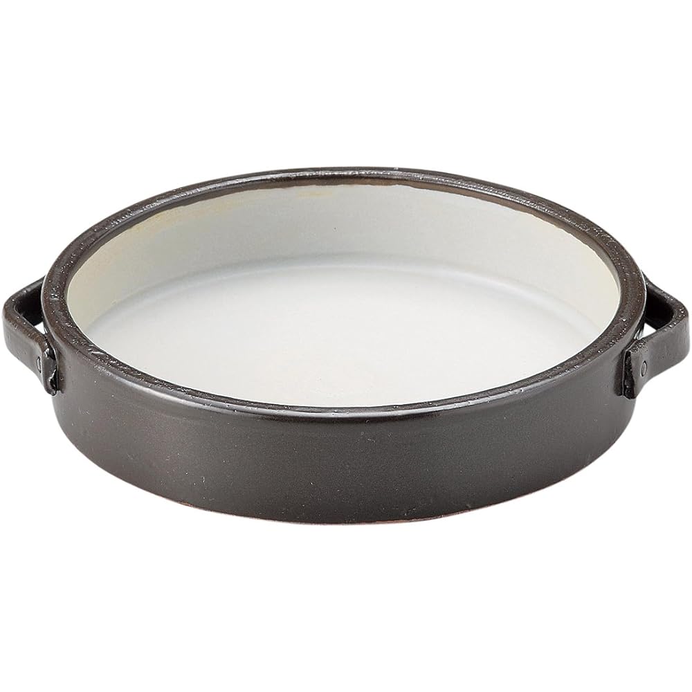 Santo Banko Ware Sukiyaki Pot Brown No. 10 15554 Tenmoku