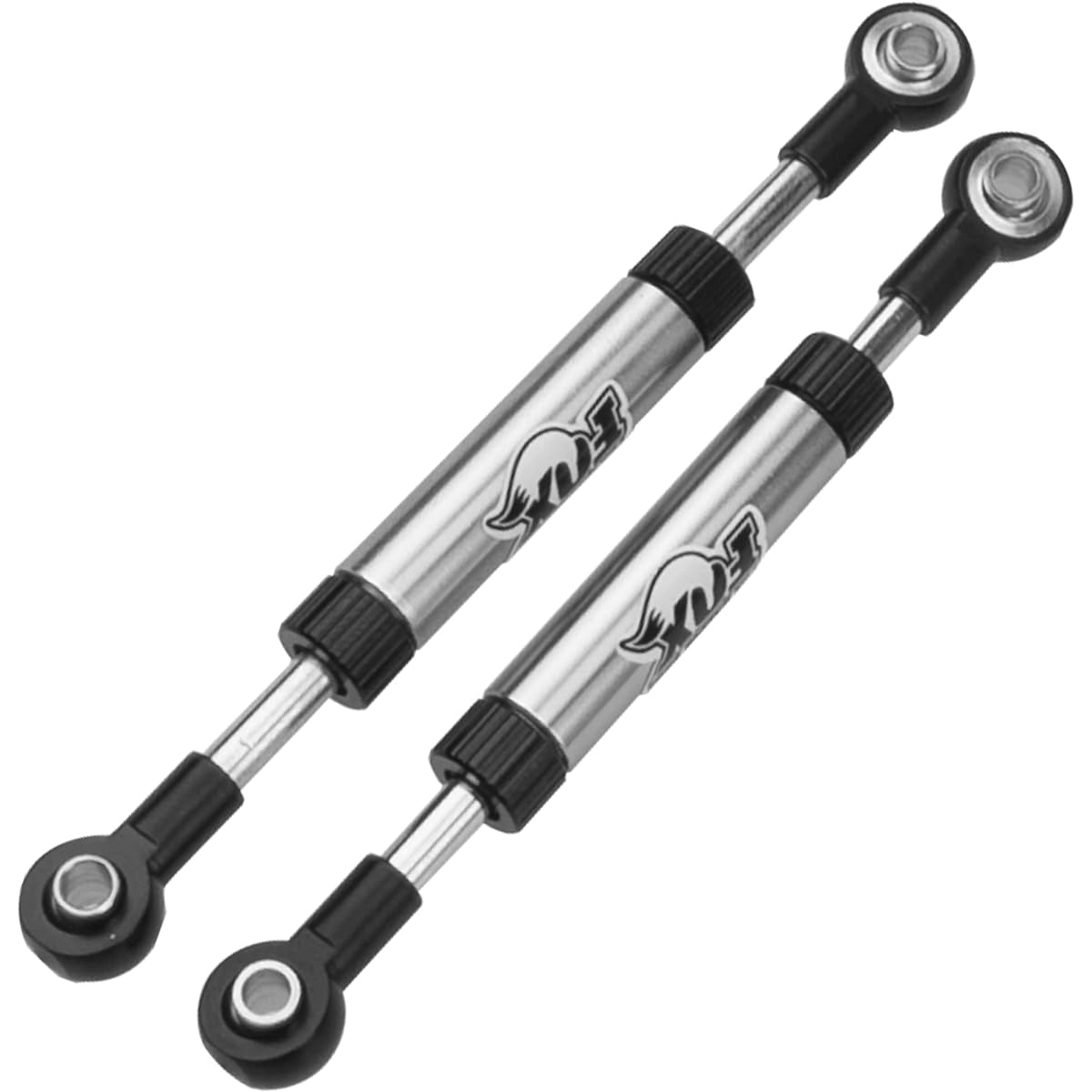 Vgoohobby 2Pcs Metal Adjustable Length Servo Linkage Steering Link Rod Compatible with Traxxas TRX4 Axial SCX10 RC4WD D90 Gen8 1/10 RC Crawler Car