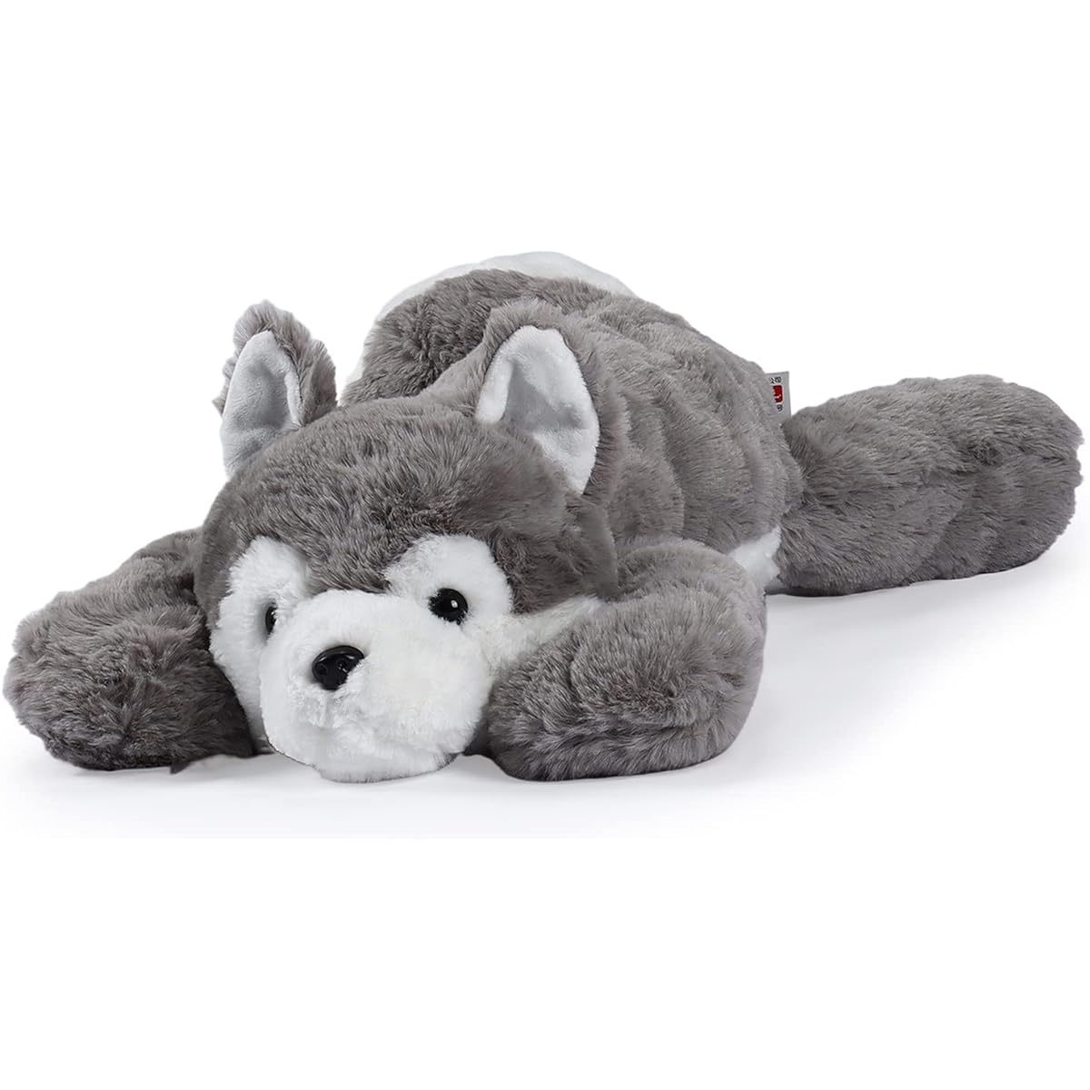 KECIRLE Stuffed Animals Husky Plush Pillow 21.6 Inch Cute Husky Dog Toy Soft Husky Anime Pet Plush Cushion Valentine Gift for Kids Boys Girls