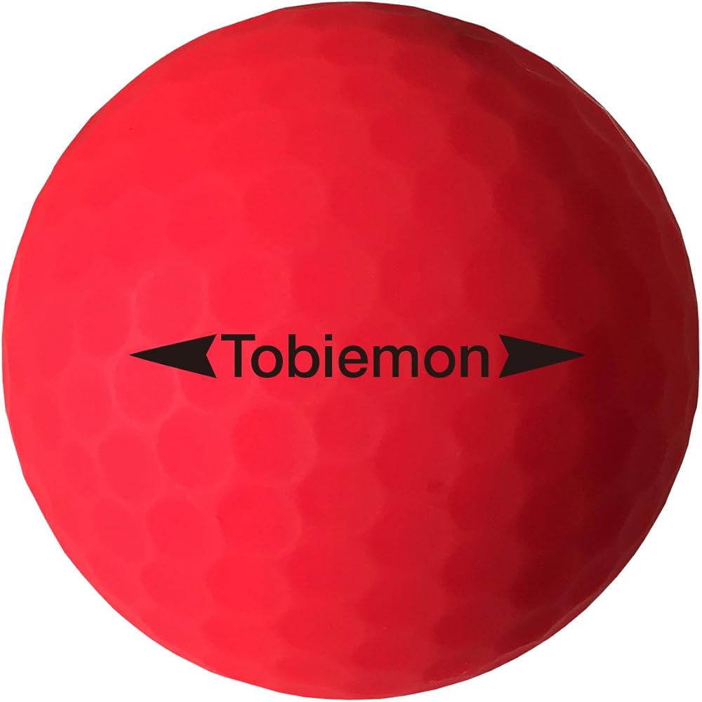 [FST Limited Model] TOBIEMON Golf Ball TOBIEMON Visibility Fluorescent Matte Color Golf Ball R&A Official Ball 2 Pieces 12 Balls Comes with Original Mesh Bag