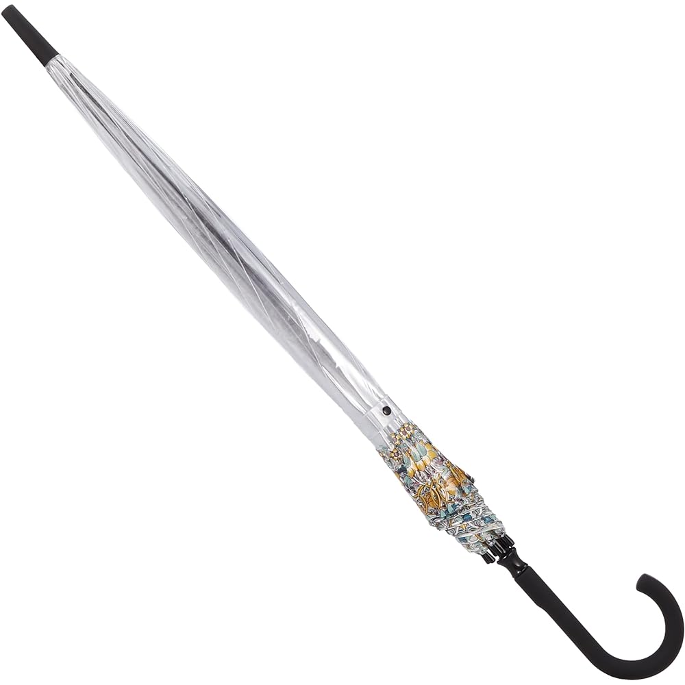 [Fulton] MOONBAT Bierdcage Birdcage Umbrella, Long Umbrella, Transparent Umbrella, Women's Gift, Present 21-152-10826-00-52-65 Lodden Rib Length: Approx. 65cm