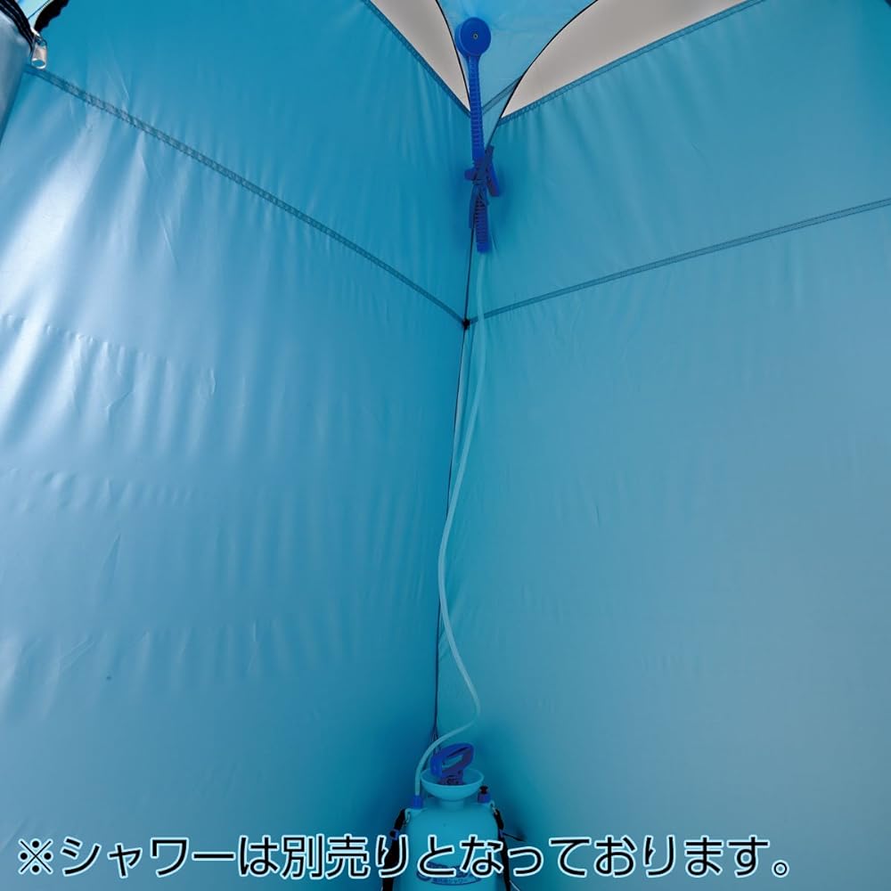 BUNDOK Private Tent UV NT-51UV Changing Clothes Disaster Prevention Toilet Camping Blue Single Person