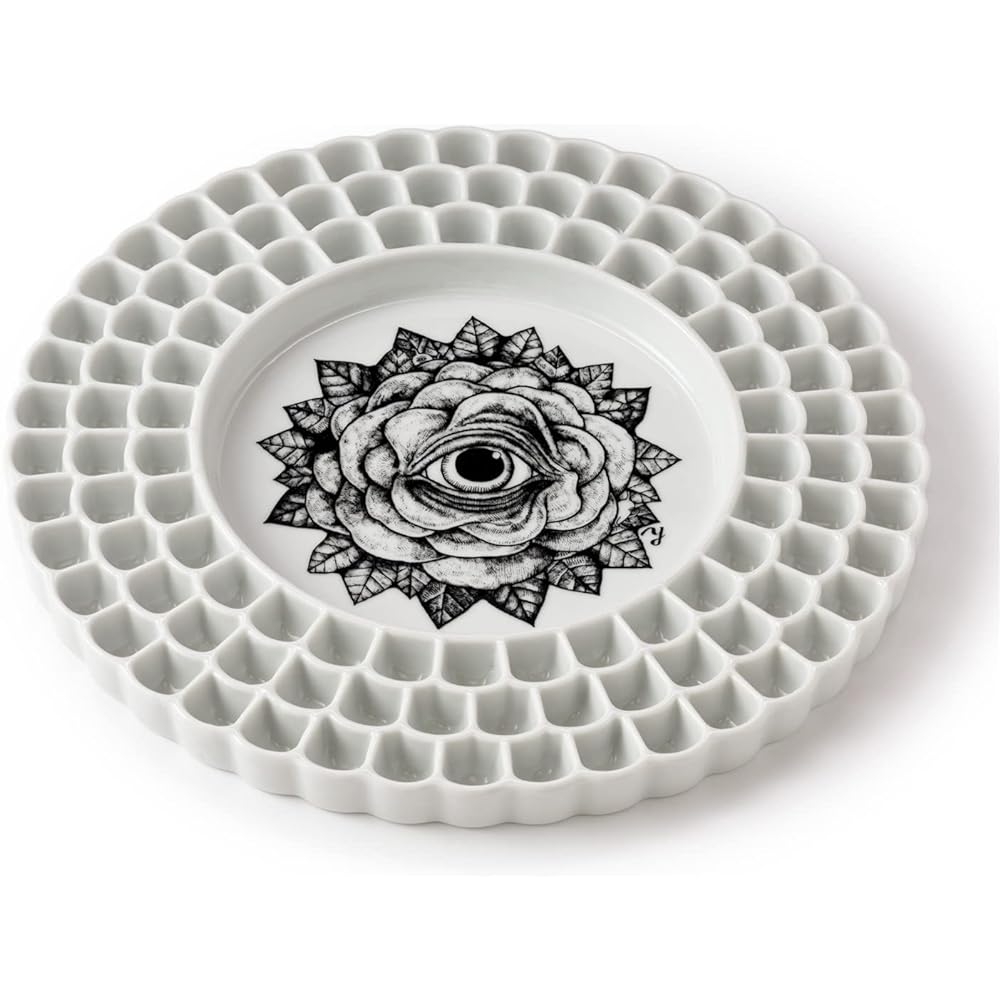 Yuko Higuchi x Holbein 2023 Collaboration Item Paint Plate 108 Color Dividers Eye Flower (Mebana) (474477)