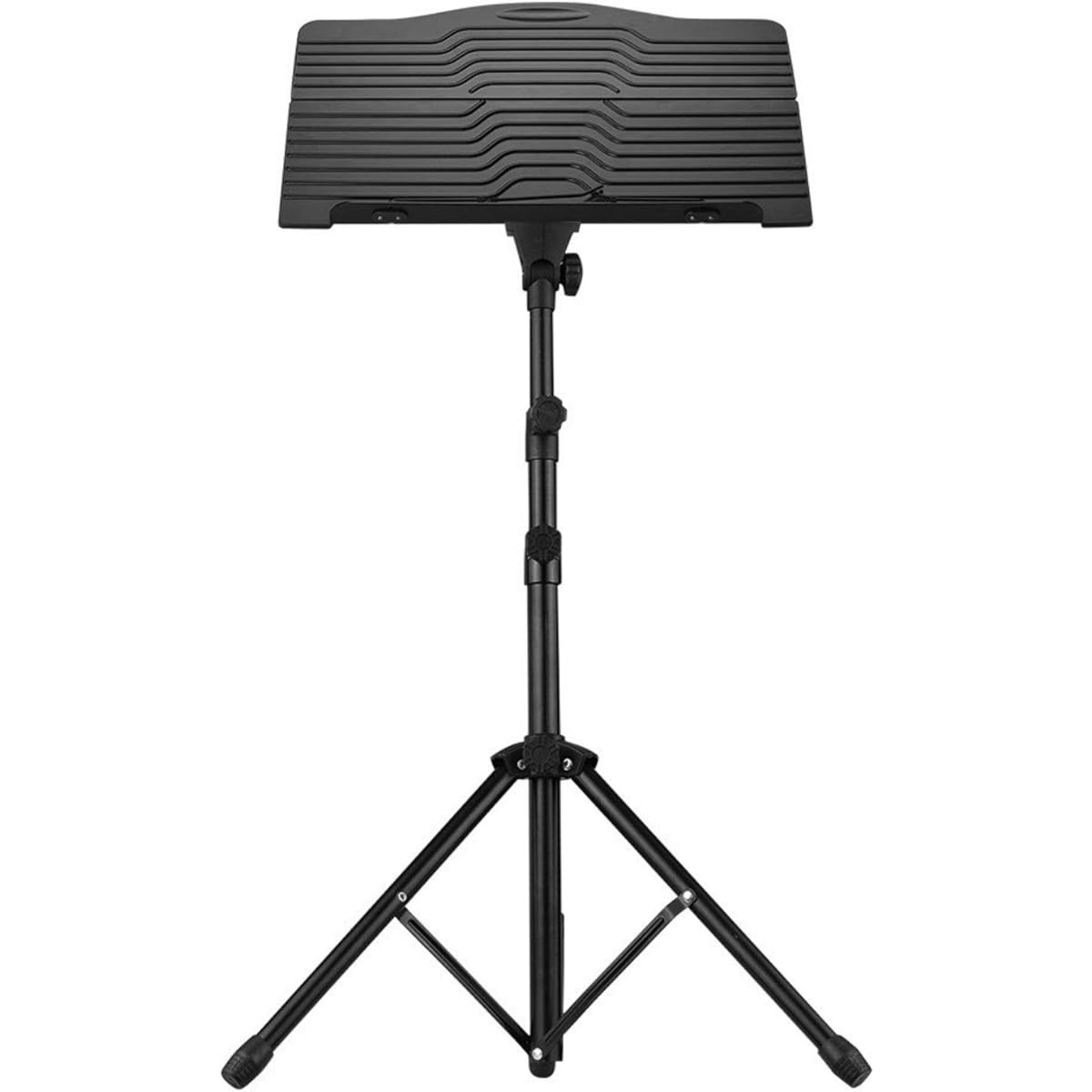 Music stand, music stand, folding portable music stand shelf, adjustable metal tripod, lightweight
