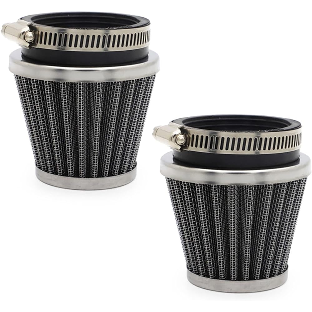 NINOMA 4Pcs Motorcycle Air Filter Cleaner Pod CB650 CB750 CB900 CB1000C CB1100F Kawasaki KZ 750 1000 1100 ZX750 Suzuki Yamaha