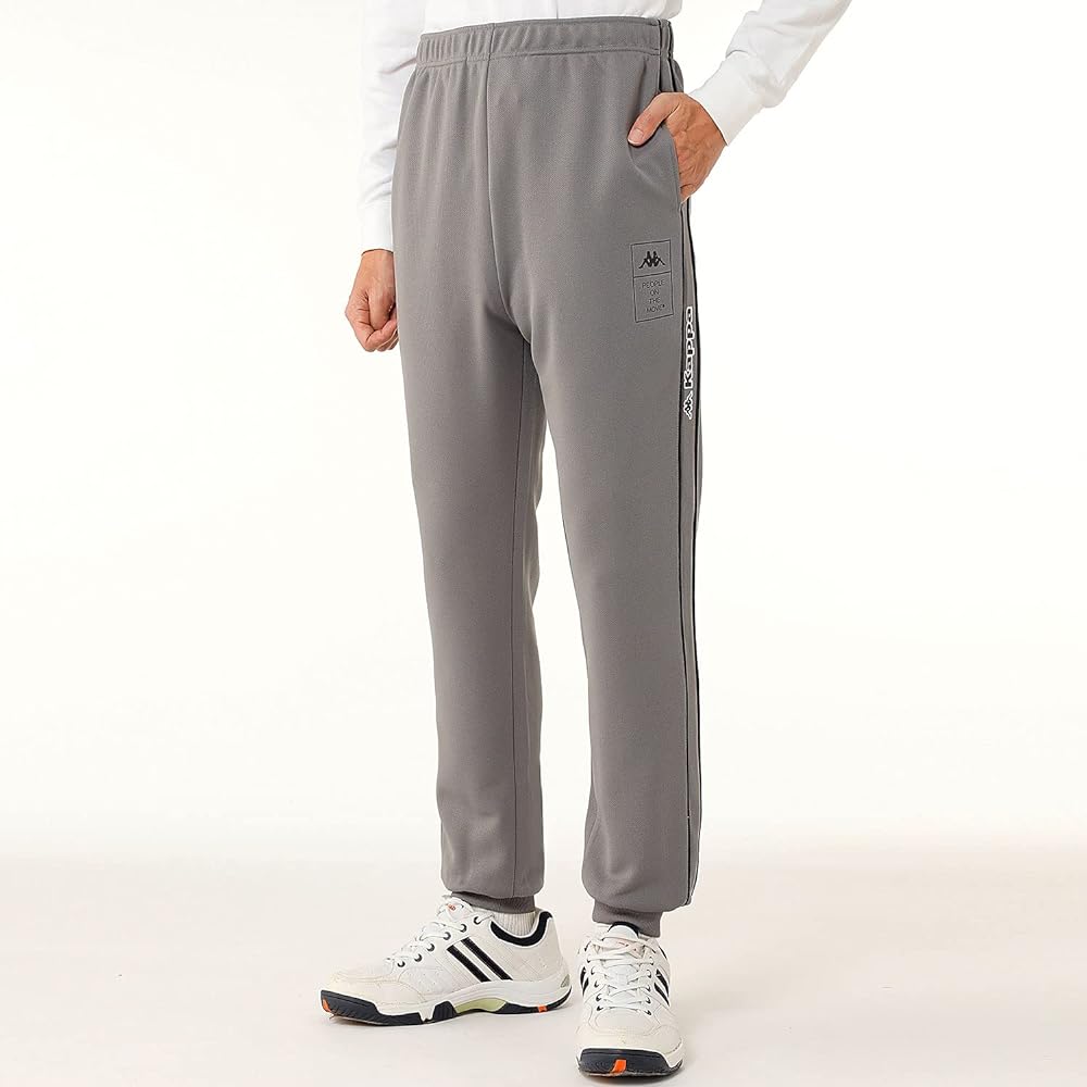 [Kappa] Jersey Pants with Ribbed Hem Kappa Dry Men's 3 Color Set