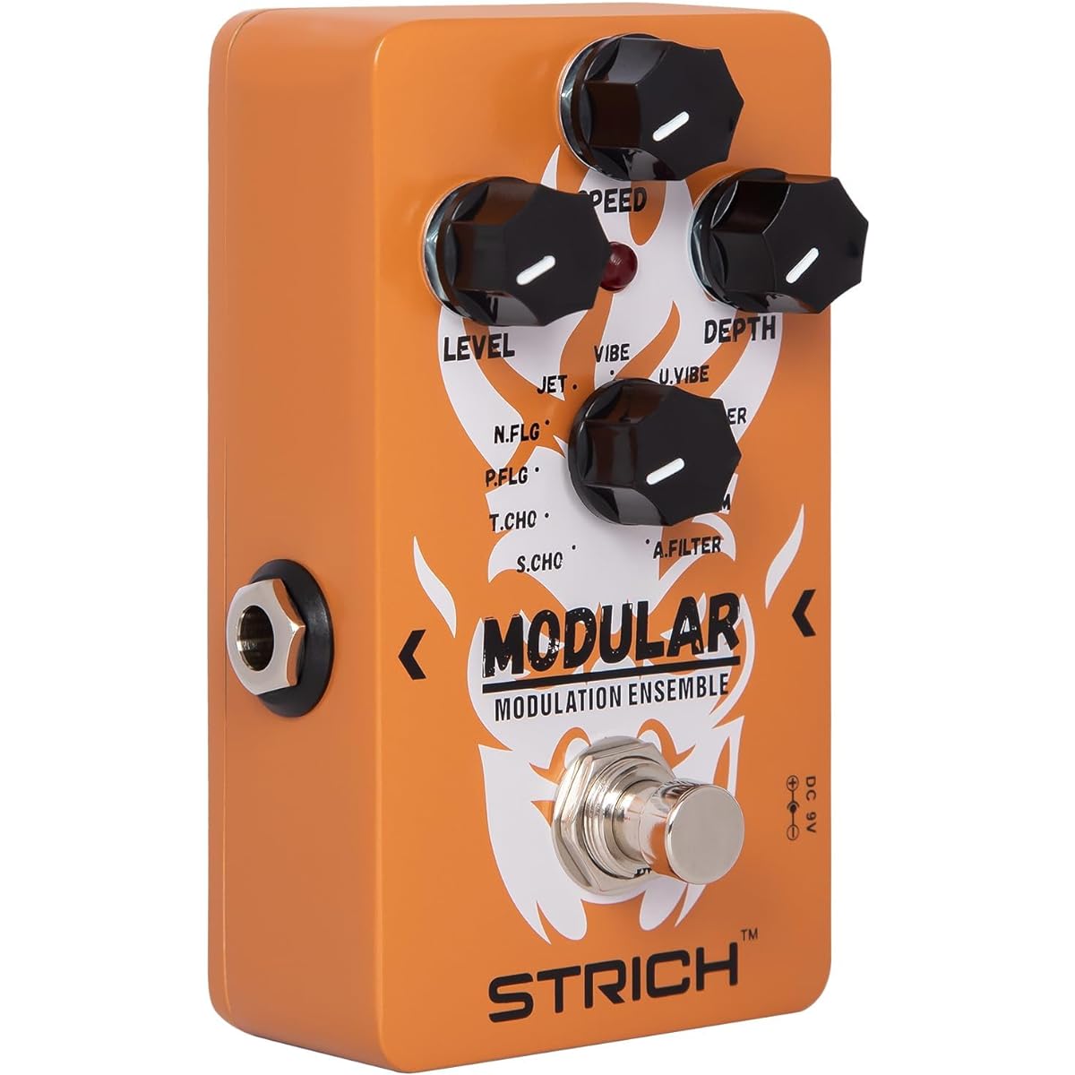 STRICH MODULAR 11 Mode Modulation Pedal - Electric Guitar Effects Chorus, Phaser, Tremolo, Flanger, Vibrato, Auto Filter, True Bypass for Guitarists