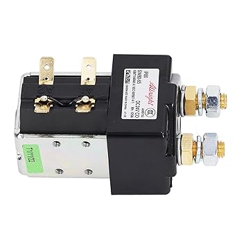 Relay Solenoid Valve, Low Control Power Solenoid Starter Switch High Sensitivity 24V 125A Forklift