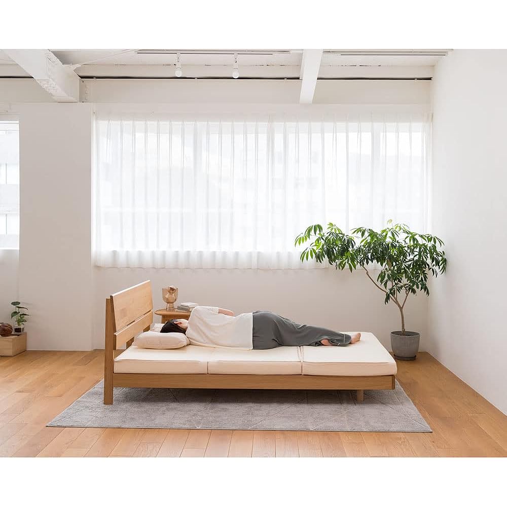Iris Plaza Antibacterial and odor resistant high resilience urethane mattress 10cm thick Fluffy cover to choose from Hard 190N High density 25D Reliable Oeko-Tex standard 100 certified Delivered in compressed packaging Semi-double Ivory KUM3-FX10-25D-SD