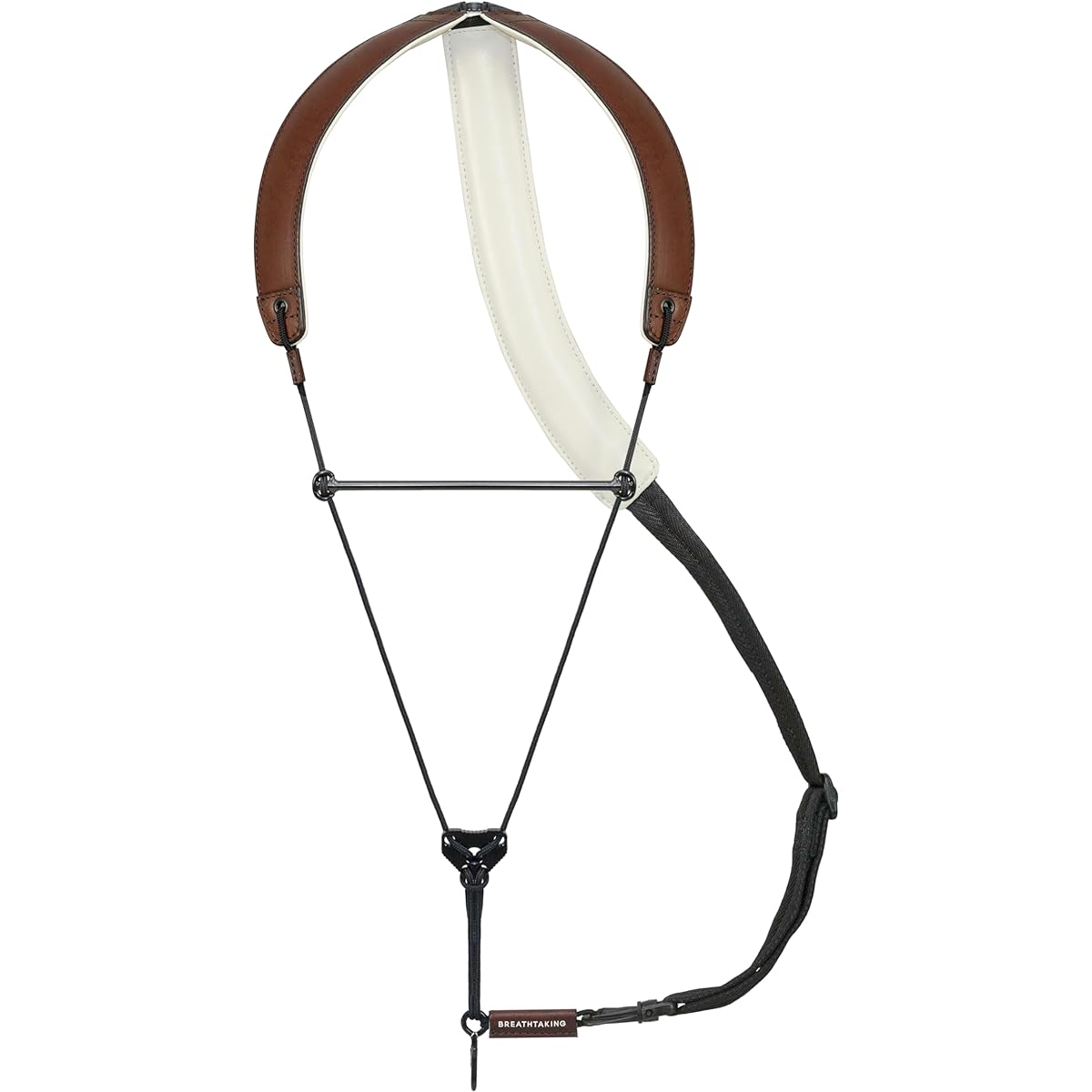 Breathtaking LithePremiumII Breathtaking Strap Lithe Premium II for Bass Clarinet Dark Brown Normal Hook (S)