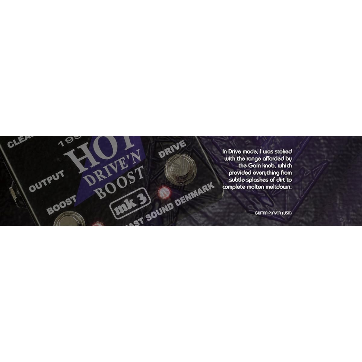 Carl Martin Hot Drive'n Boost Mk3 Overdrive & Booster Unit [Domestic genuine product]