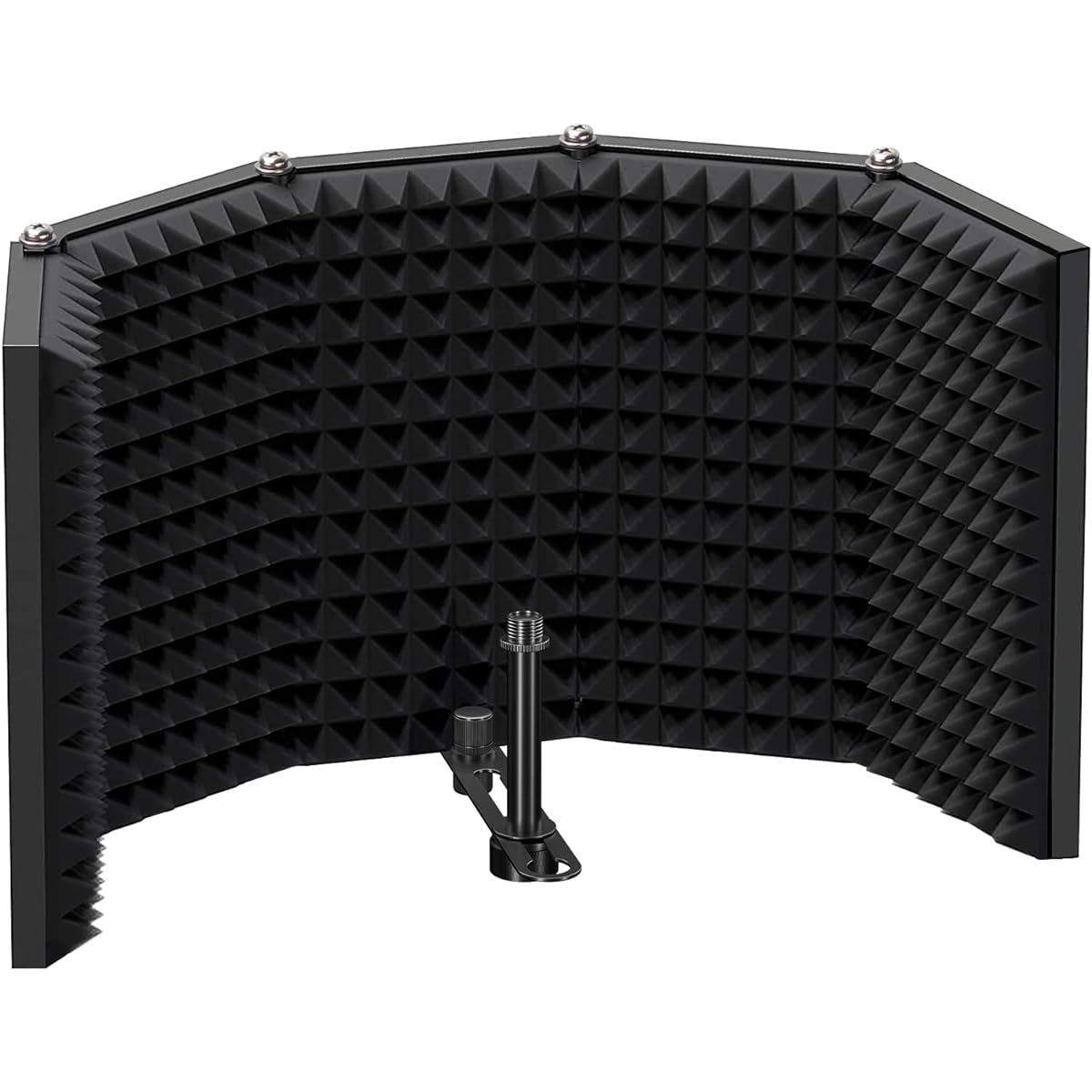 Aokeo Isolation Shield, Professional Microphone Shield Foldable Adjustable Microphone Isolator Panel for Condenser Microphone Recording Equipment Studio (AO-505)