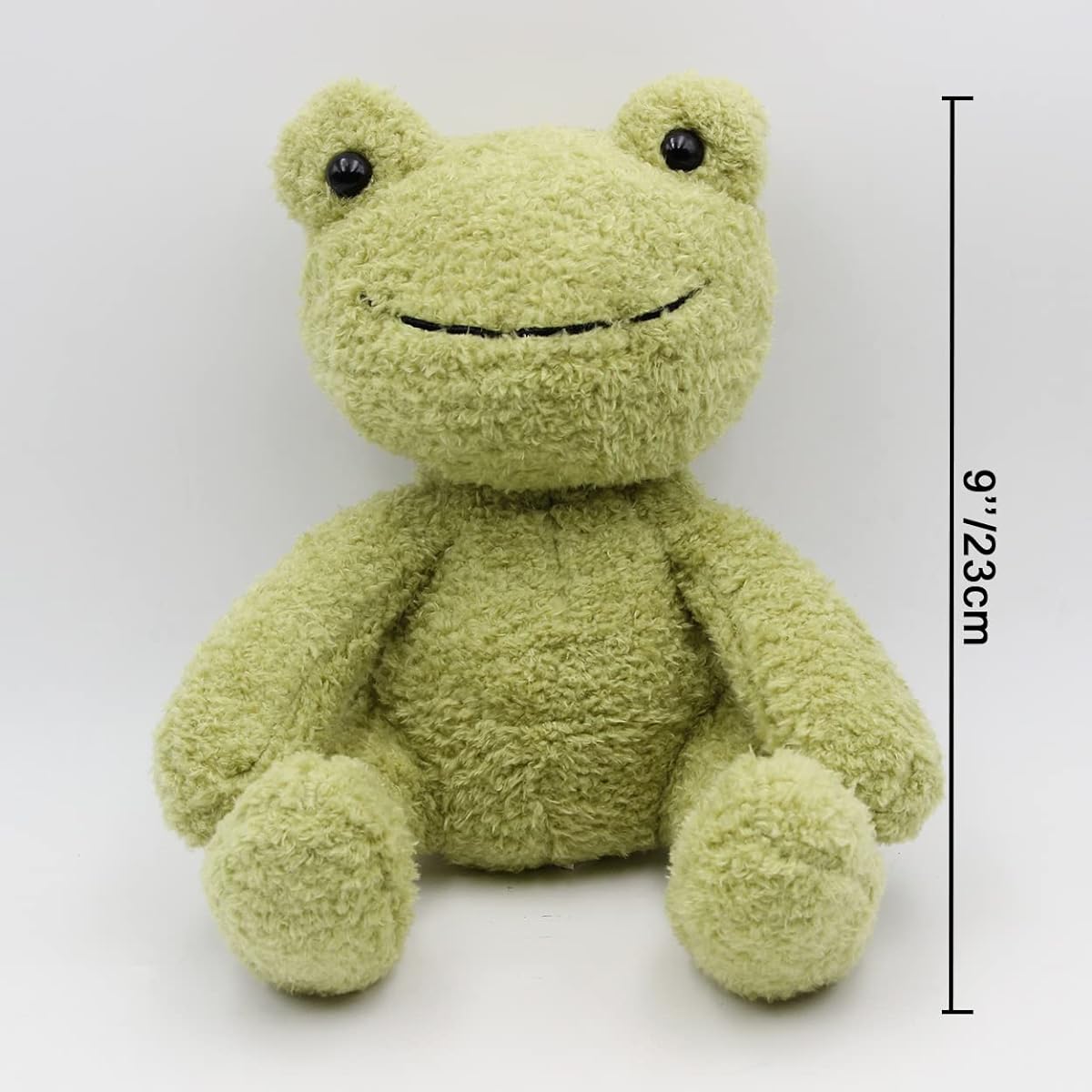 9" Kawaii Frog Plush Animal Cute Kinod Toy Soft Stuffed Pillow Doll Home Decoration (9" Frog)