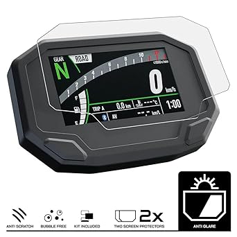 DEMUR Cluster Scratch Protection Film Motoecycle Screen Protector Instrument Speedometer Film Kawasaki Ninja650 Z900 Z650 2020 Dashboard Screen Protector (Size : 5 PCS)