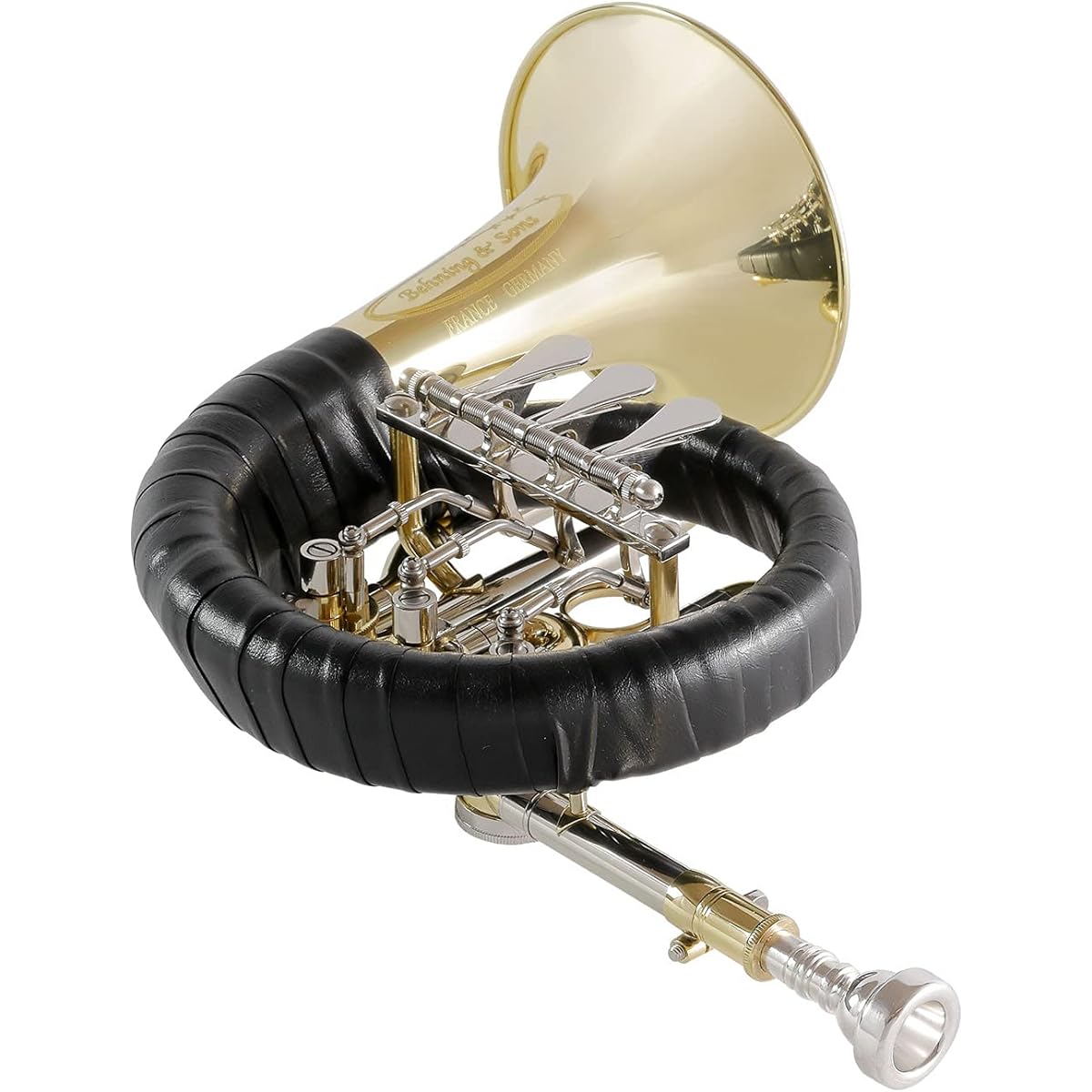 Behning & Sons Rare Rotary Posthorn 740