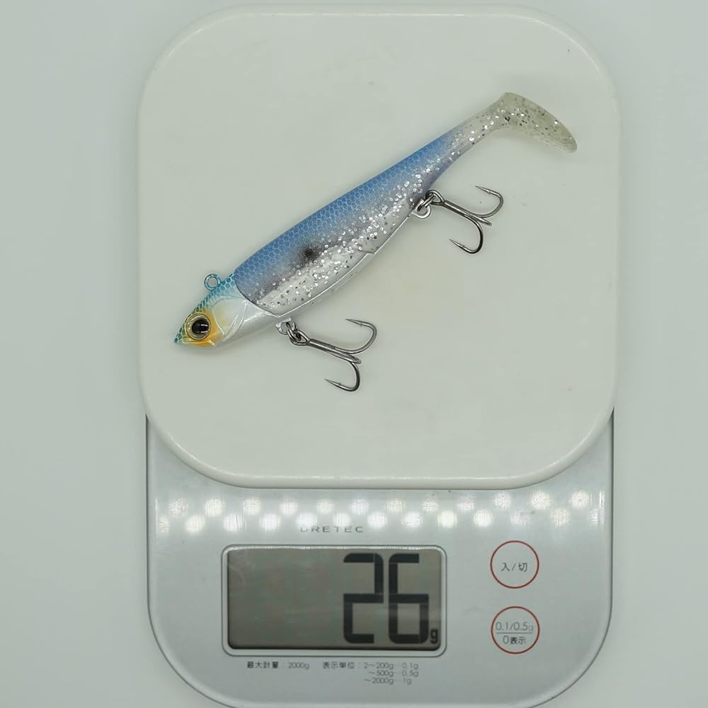 EWE Twister Fish Top Grade BKK Hook Equipped with 15g 25g Jig Head Integrated VJ Vibration Shad