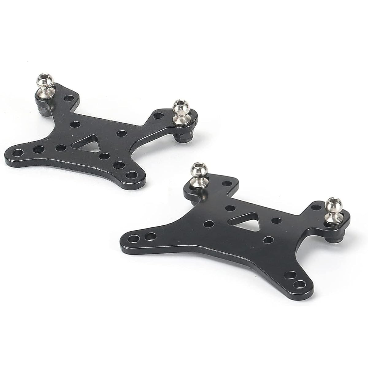 CROBOLL RC Metal Shock Tower Replacement Front & Rear Shock Tower Parts 2pcs for CROBOLL 1/14 RC Car