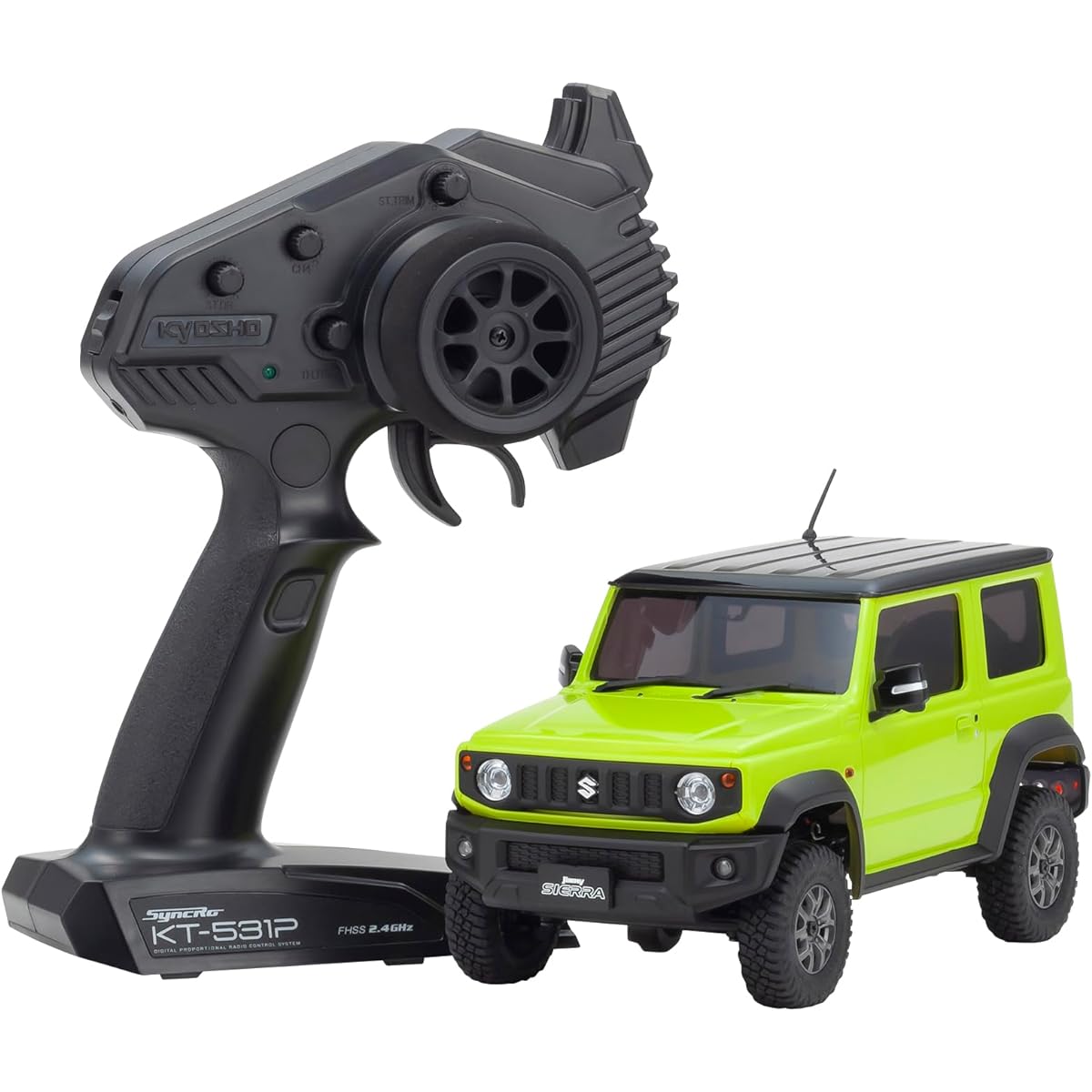 Kyosho Kyoso Minute 4x4 Ready-Set Suzuki Jimny Sierra Kinetic Yellow Electric Radio Control 32534Y