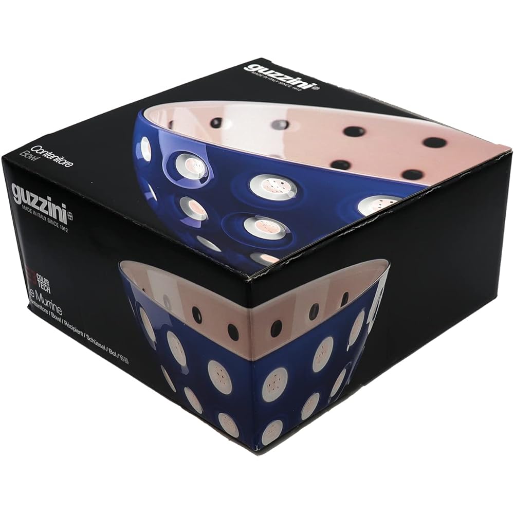 guzzini Medium Bowl Pink/Blue 1350ml Salad Bowl Ø20CM LE MURRINE 279420-160