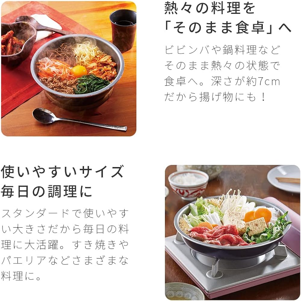 iMedia Frying Pan 3 Piece Set 24cm Deep 20cm Detachable Handle IH Compatible Diamond Coated Pan Diamond Processing Removable Handle Easy to Clean Non-Stick Stir-Fry Pot Navy