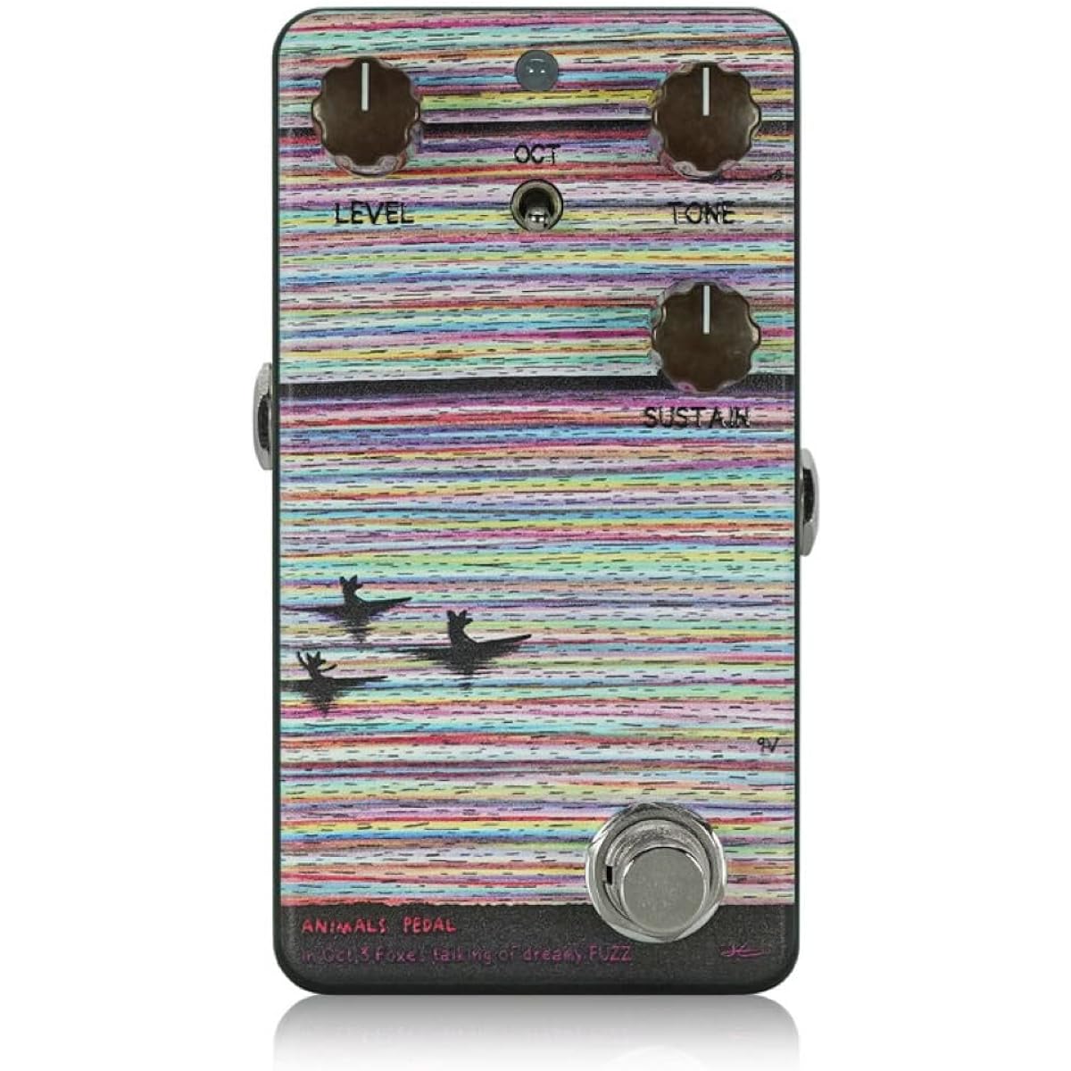 Animals Pedal Animals Pedal In Oct,3 Foxes talking of dreamy FUZZ/Fuzz Octave Fuzz Guitar Effector