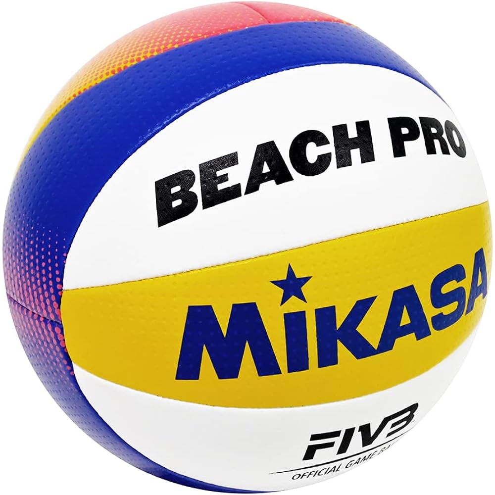 MIKASA Beach Volleyball Internationally Certified Ball Certification Ball (General/University/High School/Junior High School) White/Yellow/Blue/Red BV550C-WYBR Recommended Internal Pressure 0.175-0.225 (kgf/㎠)