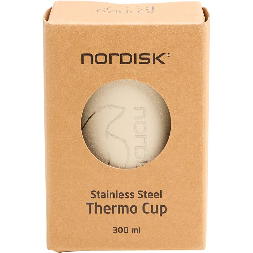 NORDISK Outdoor Camping Cup Thermal/Cold Steel Double Wall Mug 300ml STEEL DOUBLE WALL MUG Sand Shell [Genuine Japanese Product] 122072