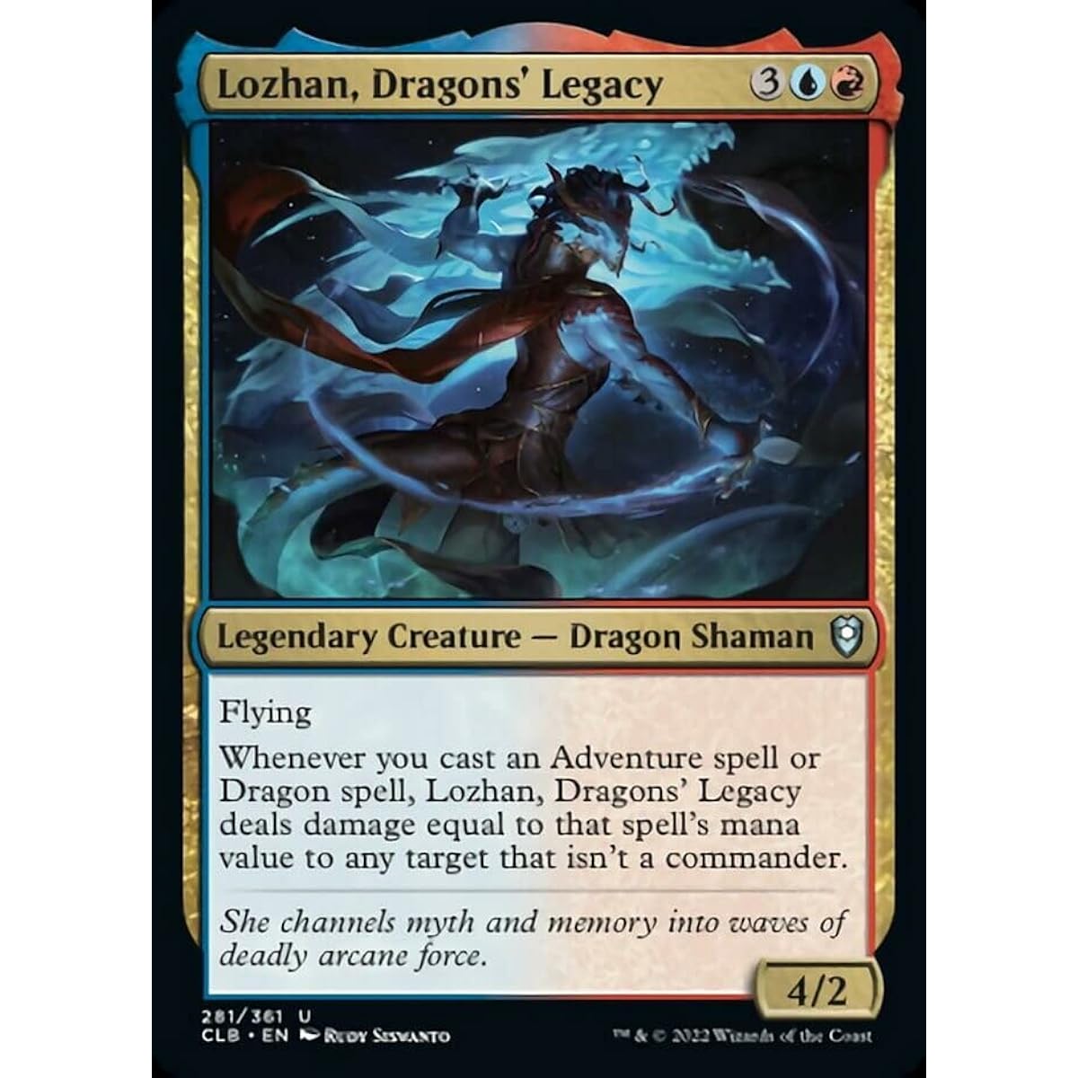 Magic: The Gathering Dragon's Legacy Lozan (281) Battle of Baldur's Gate