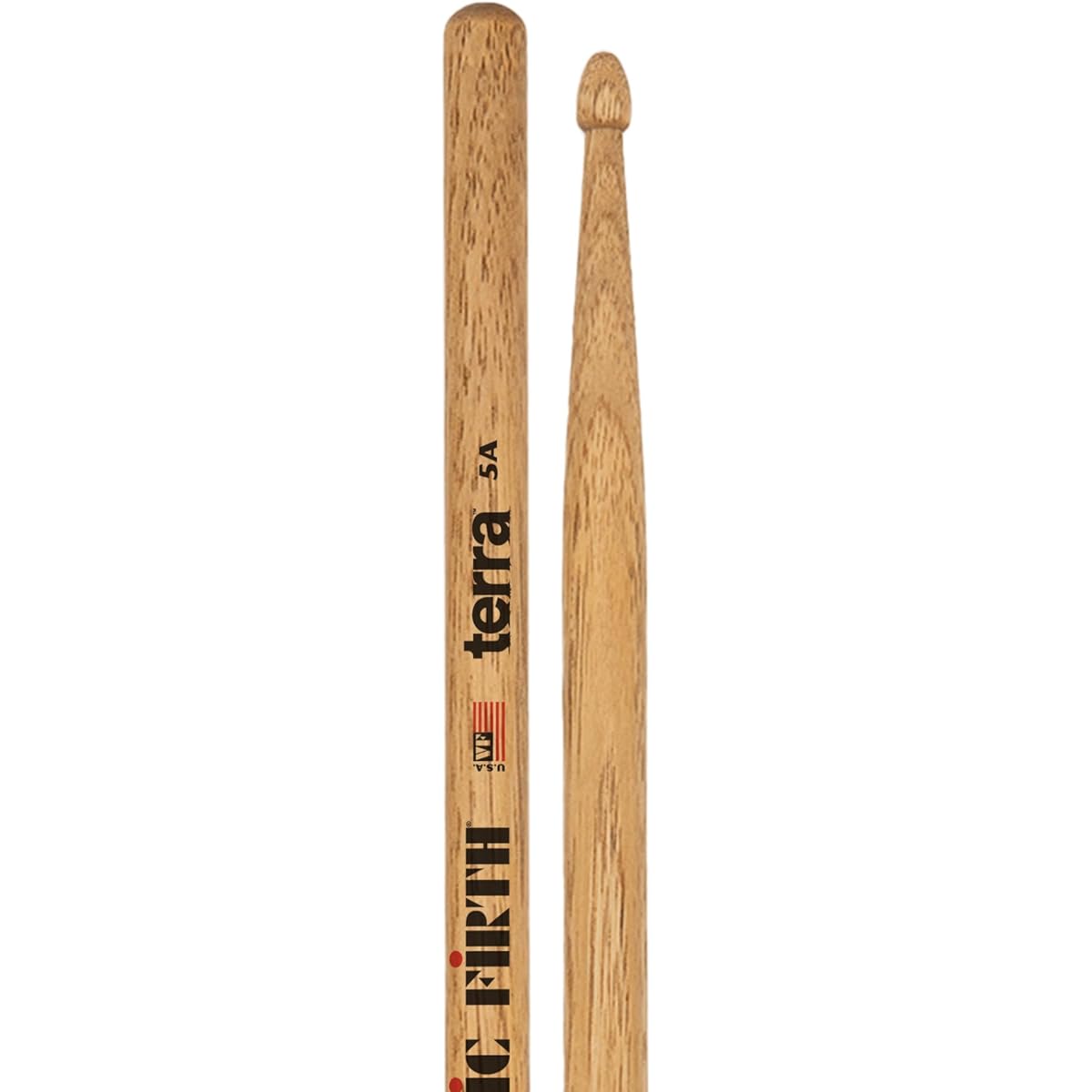 Vic Firth - American Classic® Terra Series Drumsticks 5AT - American Hickory - Wood Chips - 4 Pair Pack
