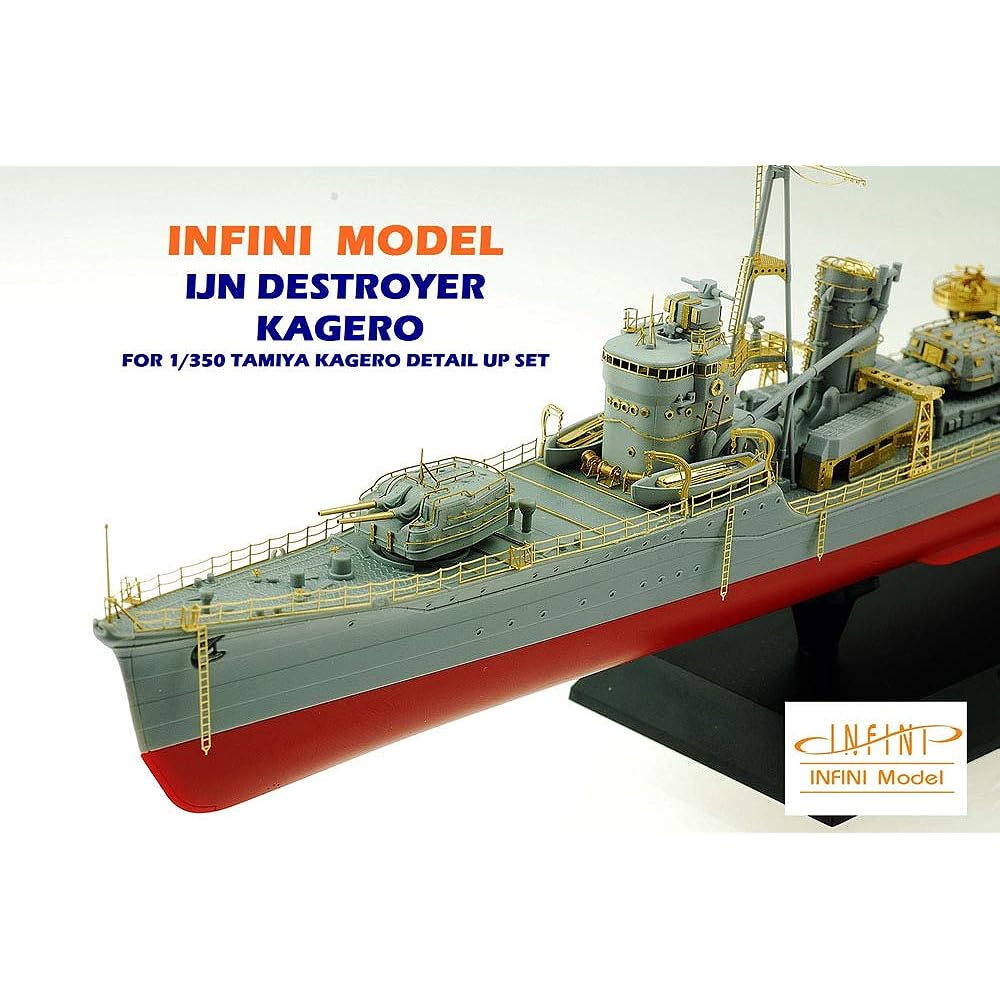 Infini Model 1/350 IM Series Japanese Navy Destroyer Kagero Detail Up Set for Company T Plastic Model Parts IM53503