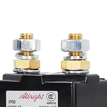 Relay Solenoid Valve, Low Control Power Solenoid Starter Switch High Sensitivity 24V 125A Forklift
