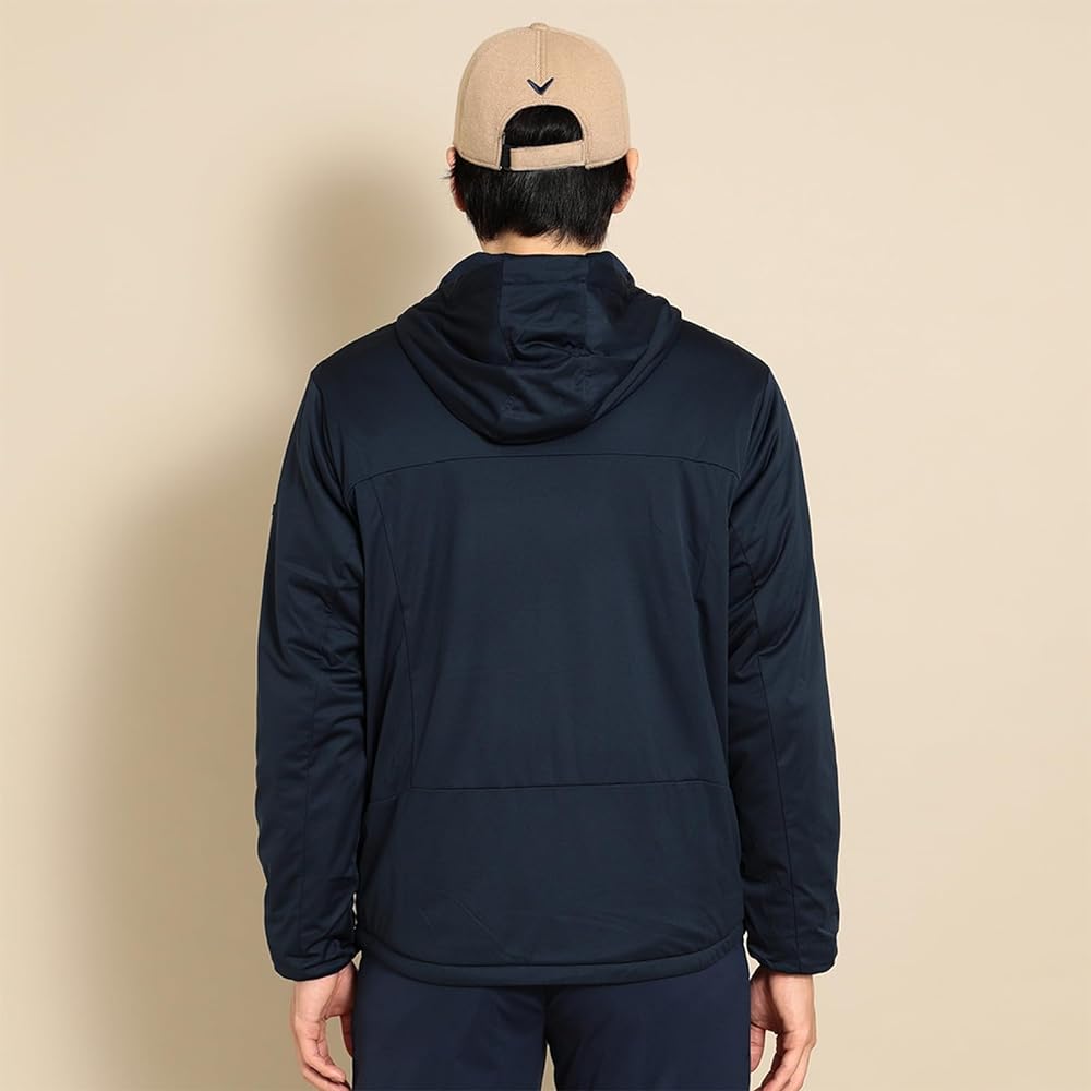 [Callaway] Men's Water Repellent Full Zip Blouson (Star Stretch: Stretchy/Windproof) / Outerwear Golf / C23215106