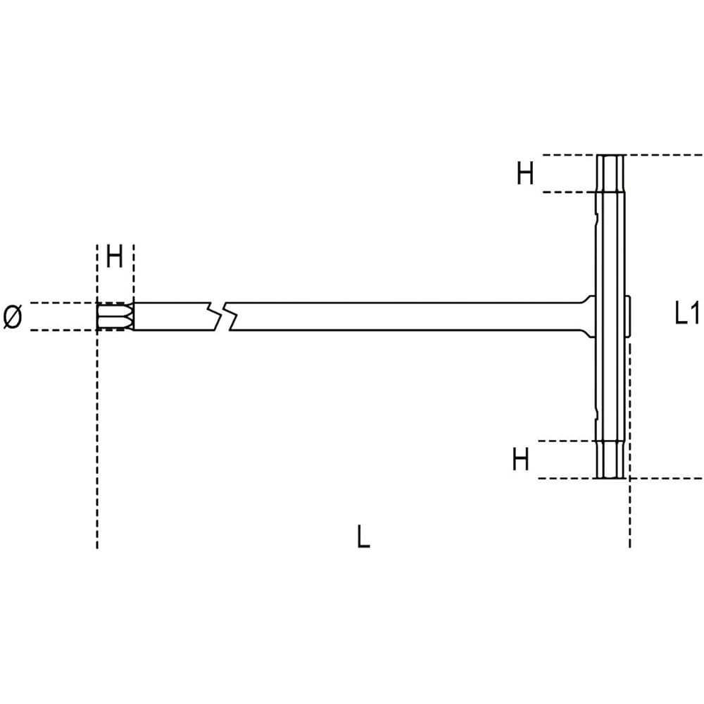Beta T-type handle sliding hexagon wrench 951 12.0 305mm
