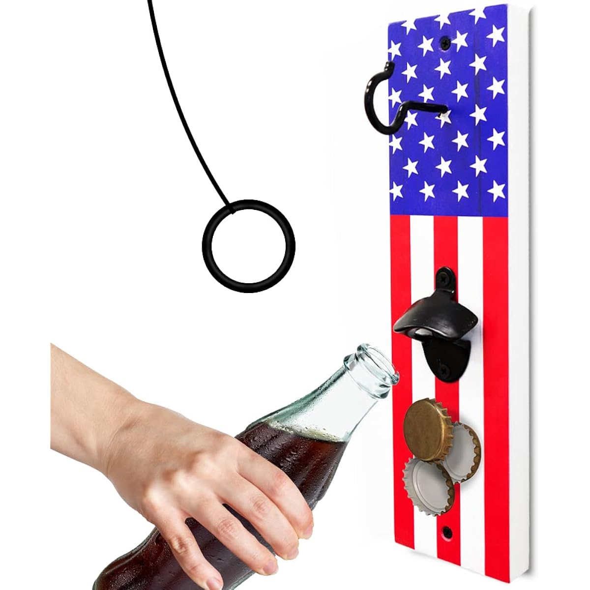 SWOOC Games - Hook & Ring Game American Flag Design