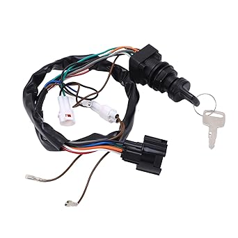 37110 93J01, High Performance Ignition Key Switch Assembly Anti-Vibration OE Standard with 2 Outboard Engine Keys