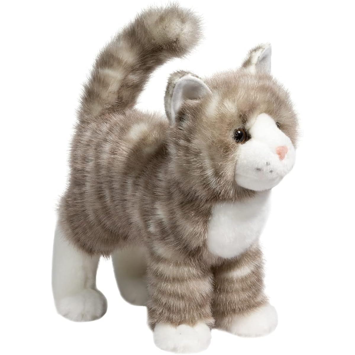 Douglas Caress Plays '' Plush 12 ENERGY Gray Tabby Cat