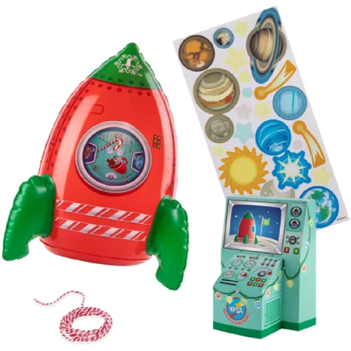 The Elf on the Shelf Limited 2020 4 Piece Claus Monauto Space Mission Rocket