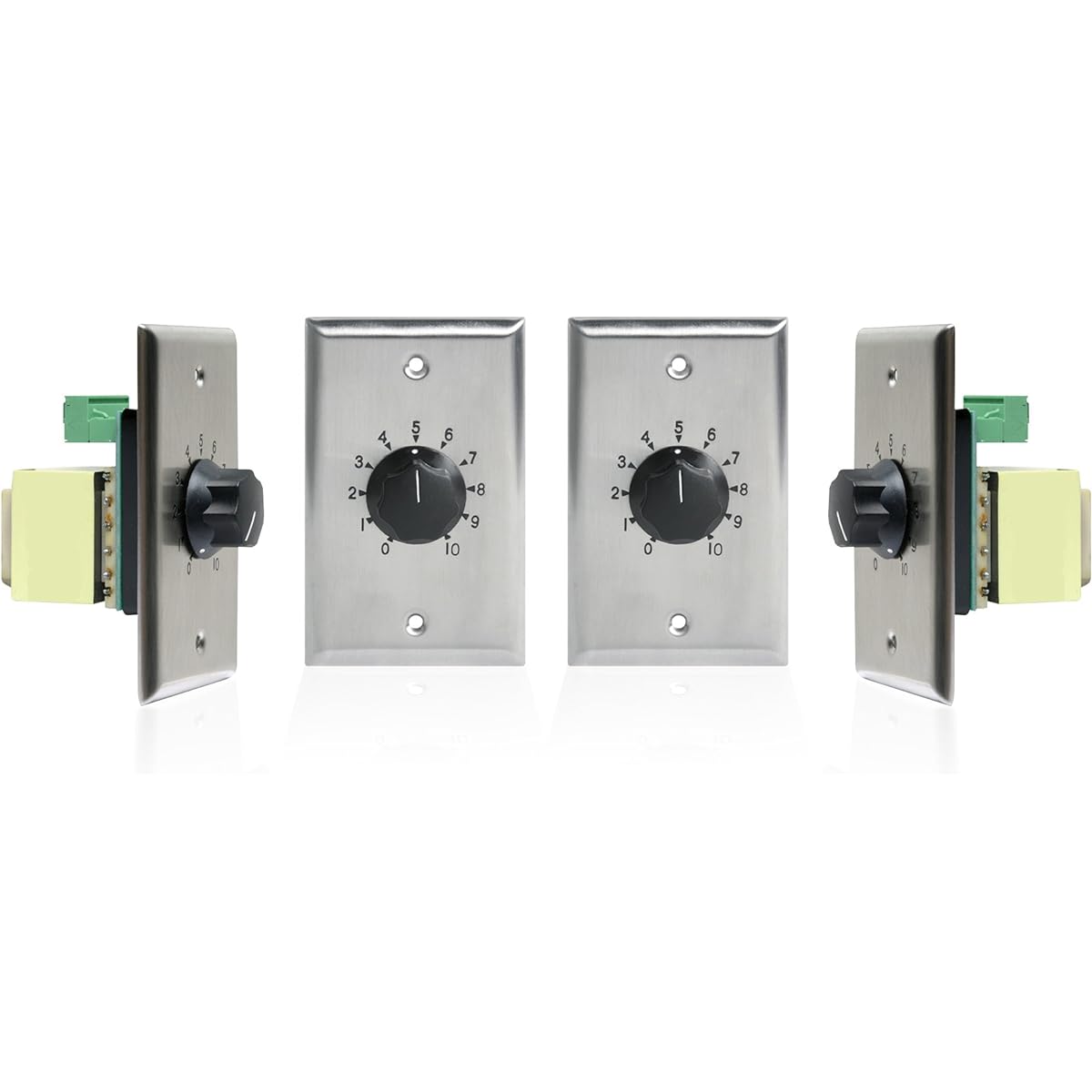 Atlas Sound AT100D 100 Watt Deluxe Decora Attenuator - Contractor 4 Pack