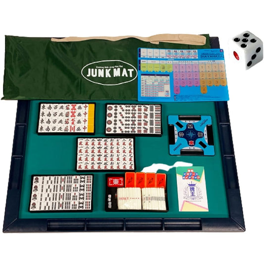 Mahjong tile and mat set Junk Mat Prime Gear Our original (with extra large 16mm dice)