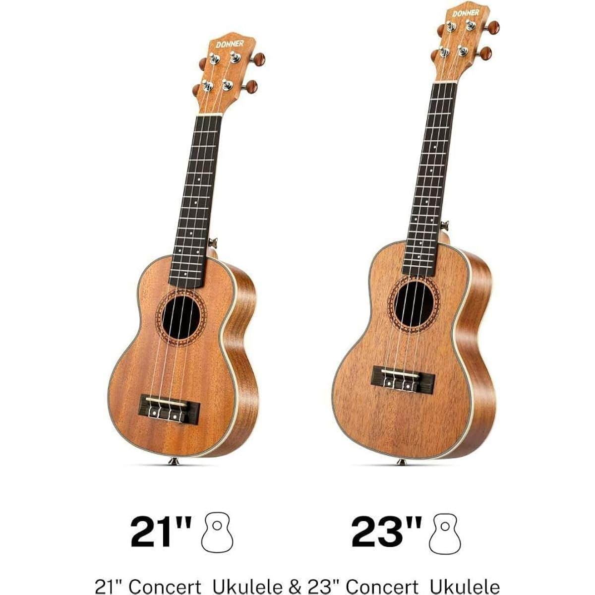 M1823-103-70 23 inch ukulele beginner set body