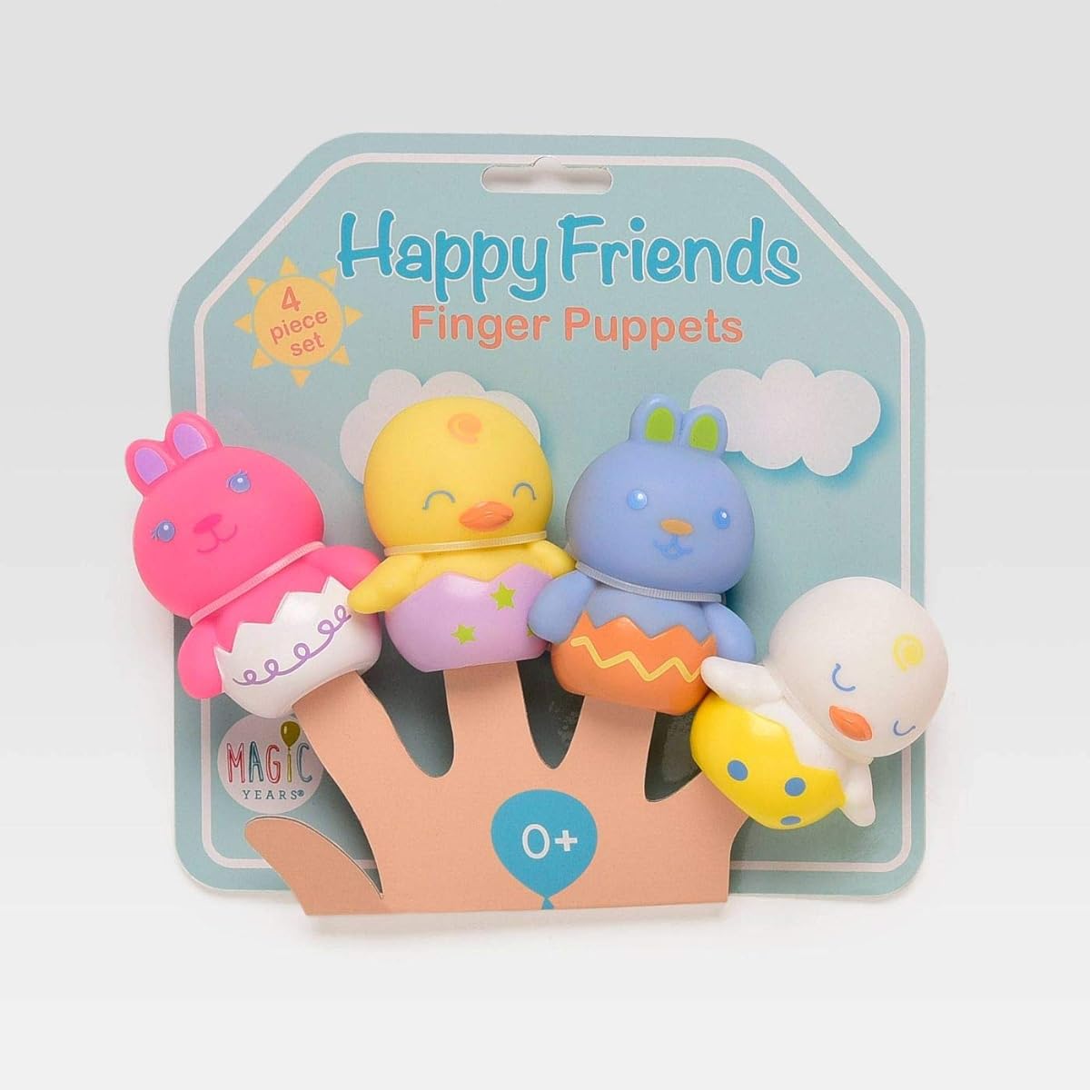 Magic Years Happy Friends Finger Puppet Set - 4 Pieces