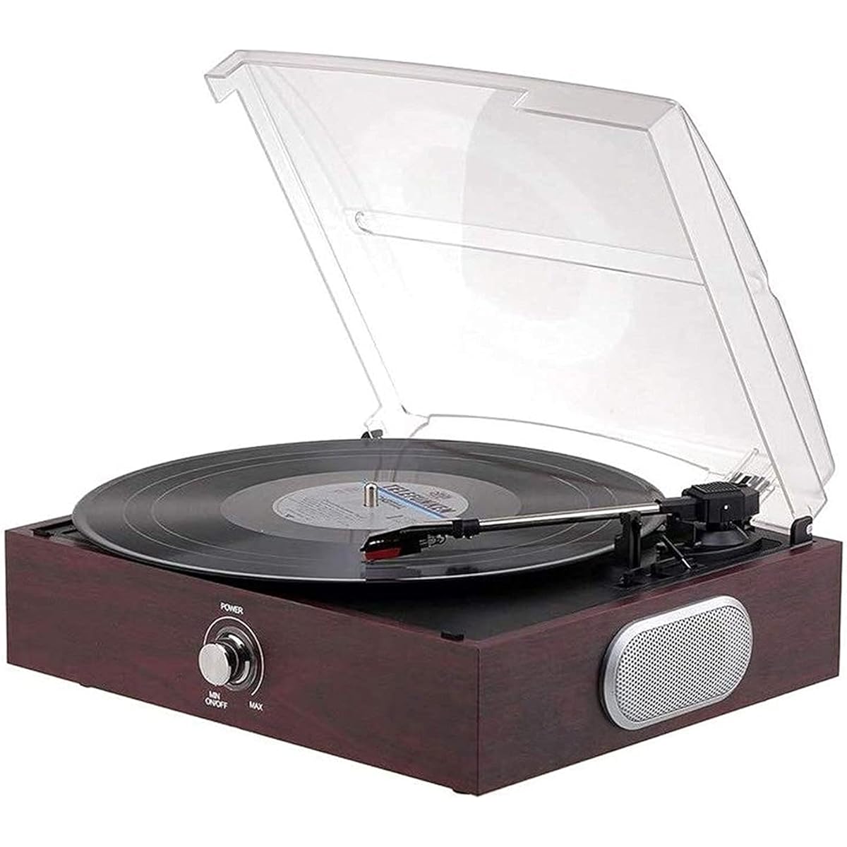 Record Player, Music Box Record Player Turntable with Stereo Speakers Portable Nostalgic Record Player Portable Tab