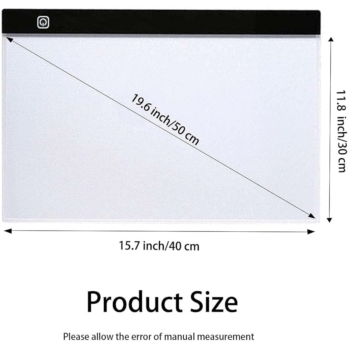 A3S Light Pad for Diamond Painting - Sponake Light Board Tracing 3 Levels Brightness for 5D Diamond Art | Crafts | Weeding Vinyl | Sketching | Animation