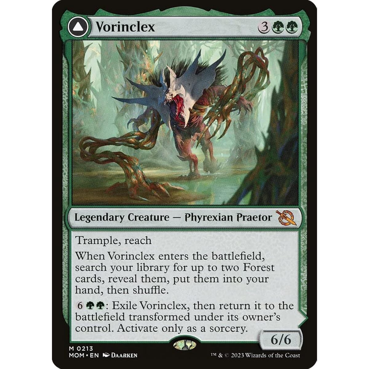 Magic: The Gathering - Vorinclex // The Grand Evolution (213) - March of the Machines