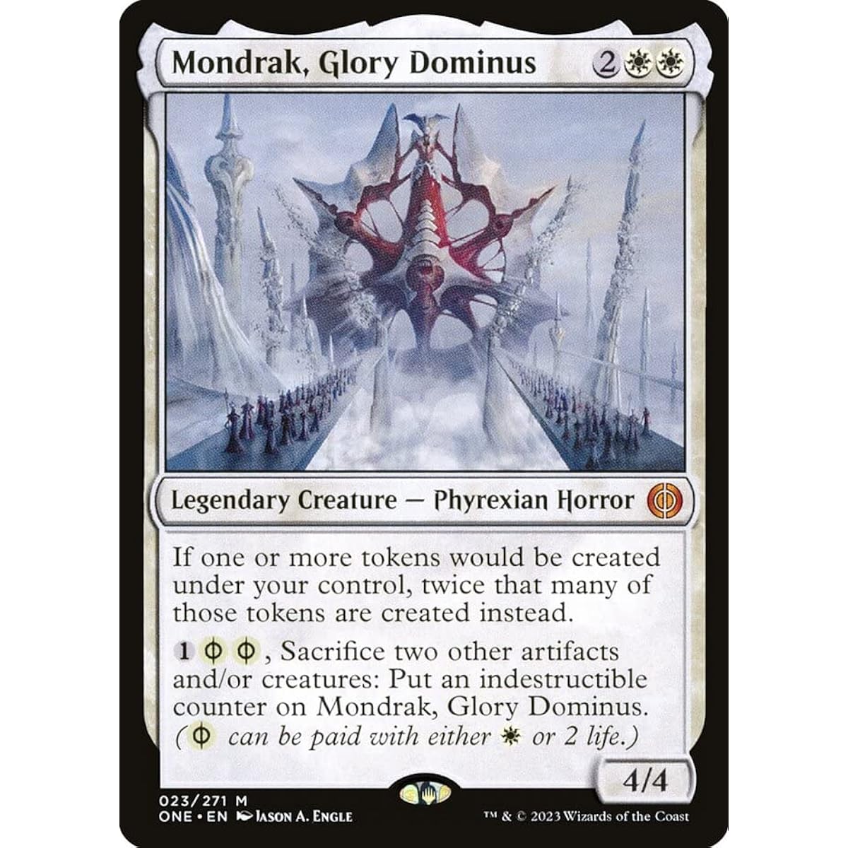 Magic: The Gathering - Mondrak, Glory Dominus (023) - Foil - Phyrexia: All Comes Together