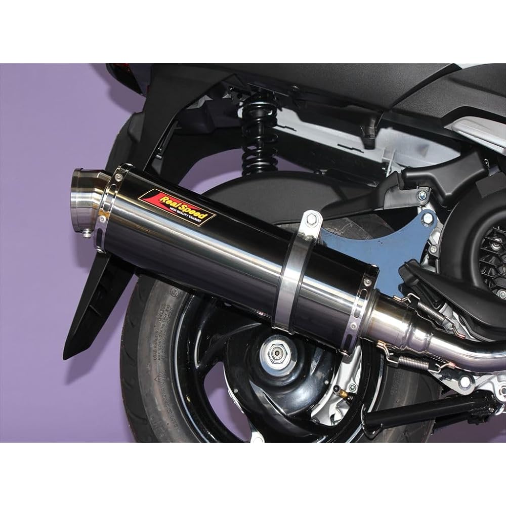 Realspeed Yamaha Axis Z (SEJ6J) *O2 sensor compatible bike muffler Cougar Stainless steel black color muffler RSP-CGA-202