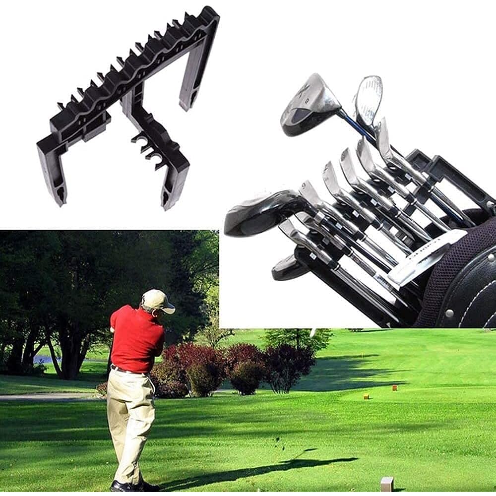 Oidnvay Golf Club Organizer Shaft Holder, Golf 9 Iron Club Holder Divider, ABS Shaft Holder Stacker