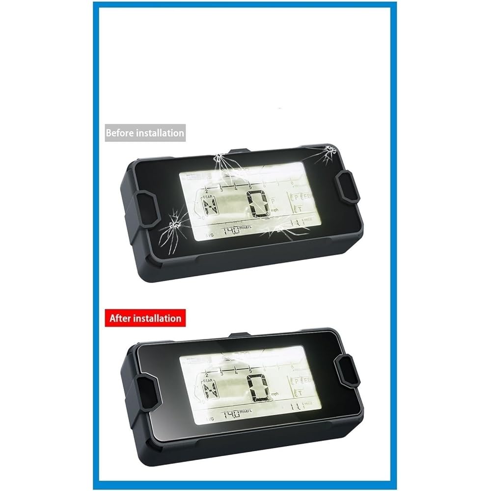 Fits for Honda NC750X NC 750 X NC750 X 2021 - Motorcycle Speedometer Scratch Cluster Screen Protection HD Instrument Film Protector Instrument (Color: Quantity- 2)