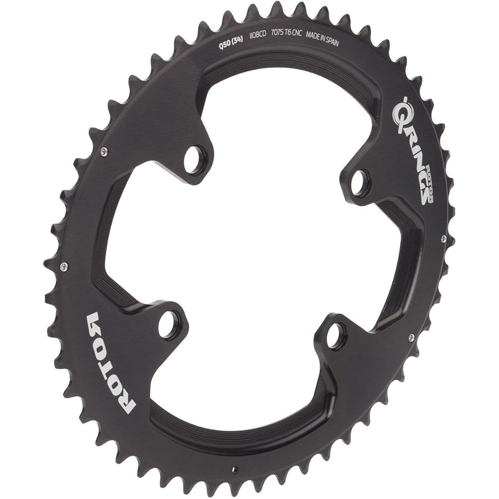 Rotor Q-RINGS Outer Chain Ring Compatible with Shimano 4ARM Crank (52t) [Parallel Import]