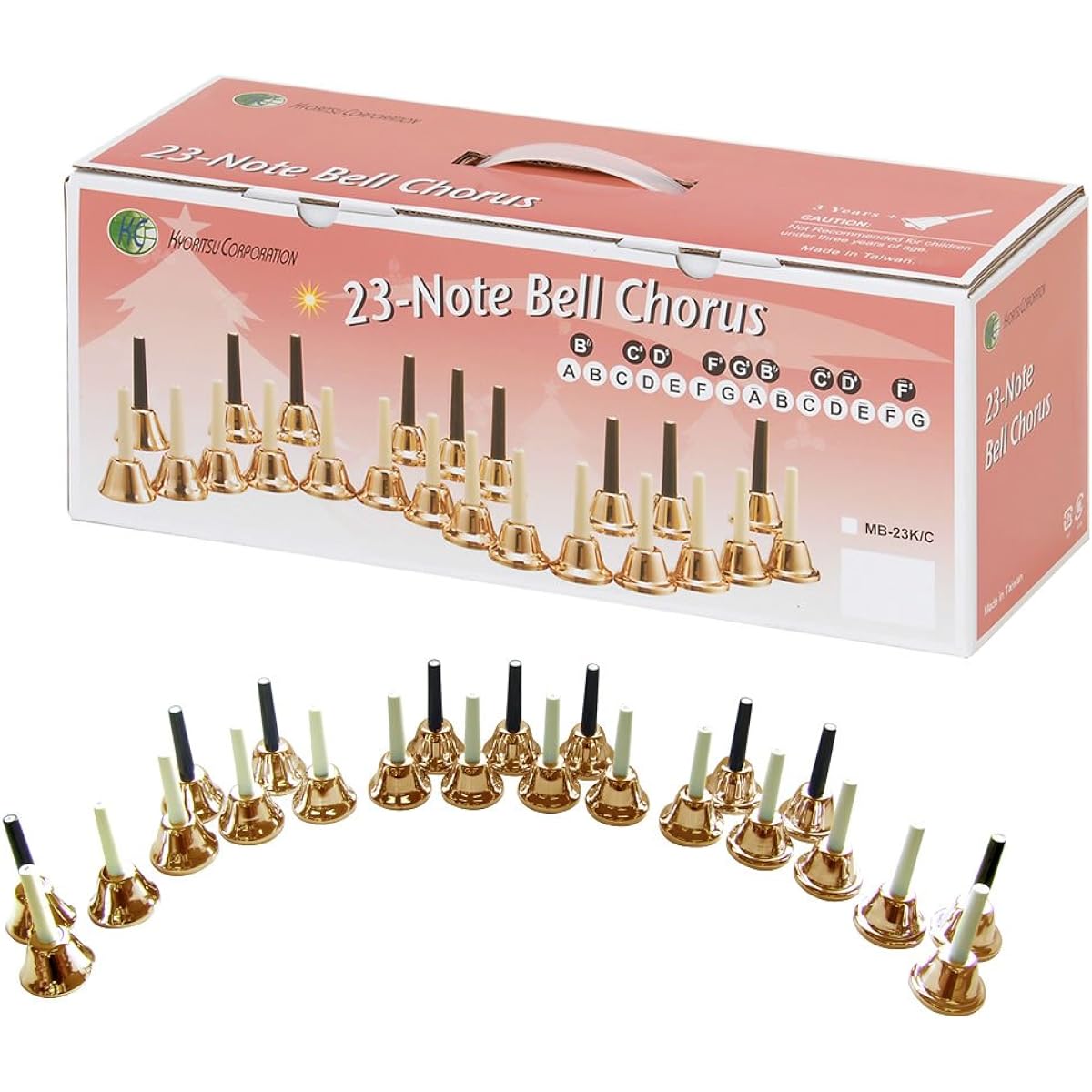 Music bell (hand bell) 23 notes MB-23K/C [Copper] (9715007041)